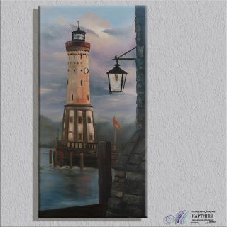 Маяк Линдау Lindau Lighthouse